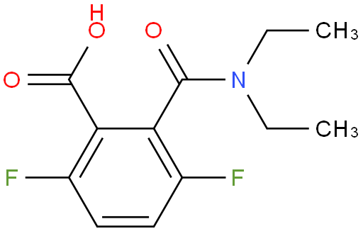 N,N-二乙基-3,6-二氟氨甲酰苯甲酸