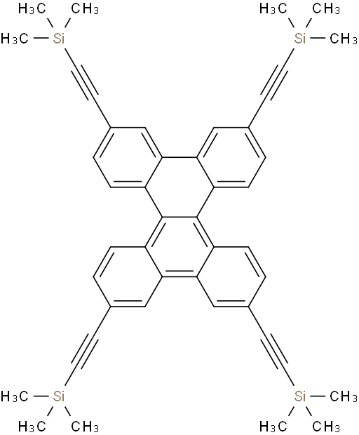2,7,10,15-tetrakis((trimethylsilyl)ethynyl)dibenzo[g,p]chrysene
