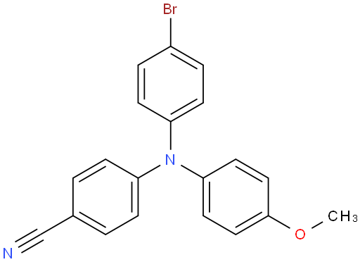 4-((4-bromophenyl)(4-methoxyphenyl)amino)benzonitrile
