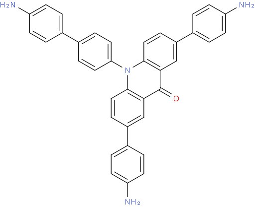 10-(4'-amino-[1,1'-biphenyl]-4-yl)-2,7-bis(4-aminophenyl)acridin-9(10H)-one