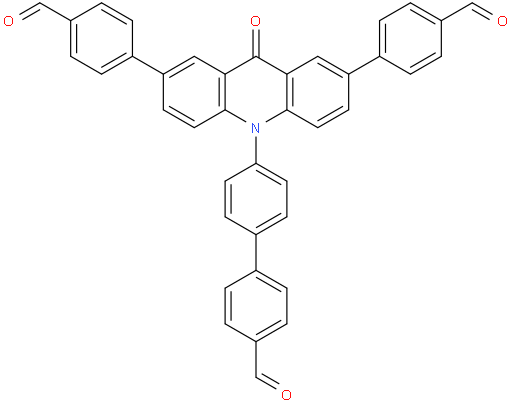 4,4'-(10-(4'-formyl-[1,1'-biphenyl]-4-yl)-9-oxo-9,10-dihydroacridine-2,7-diyl)dibenzaldehyde