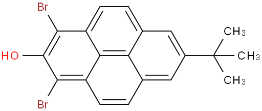 1,3-dibromo-7-(tert-butyl)pyren-2-ol