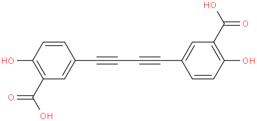 5,5'-(buta-1,3-diyne-1,4-diyl)bis(2-hydroxybenzoic acid)