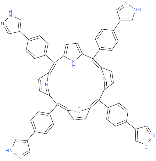 21H,23H-Porphine, 5,10,15,20-tetrakis[4-(1H-pyrazol-4-yl)phenyl]-