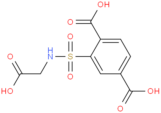 2-[(Carboxymethyl)sulfamoyl]benzene-1,4-dicarboxylic acid