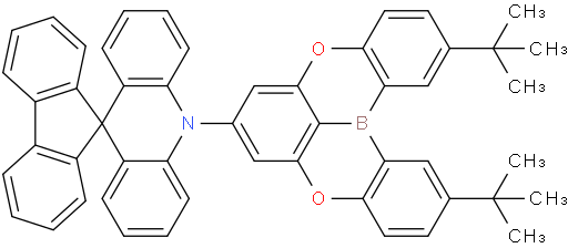10-(2,12-Di-tert-butyl-5,9-dioxa-13b-boranaphtho[3,2,1-de]anthracen-7-yl)-10H-spiro[acridine-9,9'-fluorene]