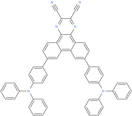 7,10-Bis(4-(diphenylamino)phenyl)dibenzo[f,h]quinoxaline-2,3-dicarbonitrile