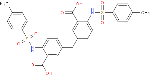 3,3'-Methylenebis(6-{[(4-methylphenyl)sulfonyl]amino}benzoic acid)