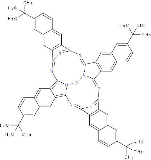 2,11,20,29-四叔丁基-2,3-萘酞菁锌